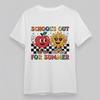 Damernas Bekväma Klassiska T-shirt Skolan Slutar För Sommaren Frukt