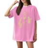 Women's Casual Letter Print Short-sleeved Top T-shirt