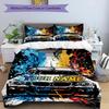 3PC Custom Name Car Artwork" Bedding Set Printed Bedding Set Duvet Cover Closure Includes 1 Duvet Cover & 2 Pillowcases for All Seasons Bedroom