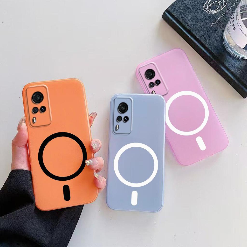 Case for Vivo Y53s 4G,Y51,Y31 2020 Premium Magnetic Matte Phone Casing Protection Cover