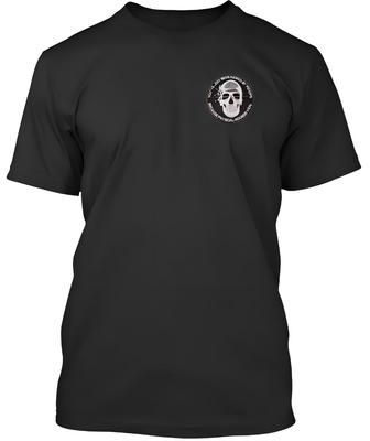 Tactical Skull Patch Small Chest Logo T-Shirt