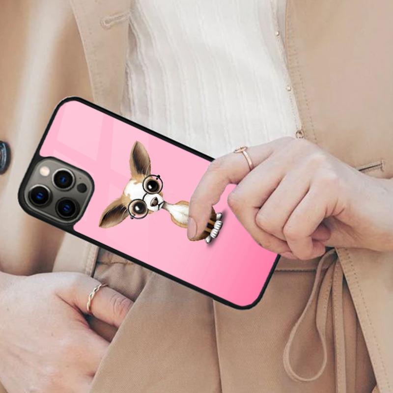 Cartoon Chihuahua Dog Magnetic Phone Case For APPLE iPhone 17 Air 16 14 13 12 Pro Max 15 Plus Wireless Charge With MagSafe Cover