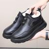 Fleece and Thickened Cotton Boots, Fashionable Men's Cotton Shoes, Warm Snow Boots, Dad's Shoes