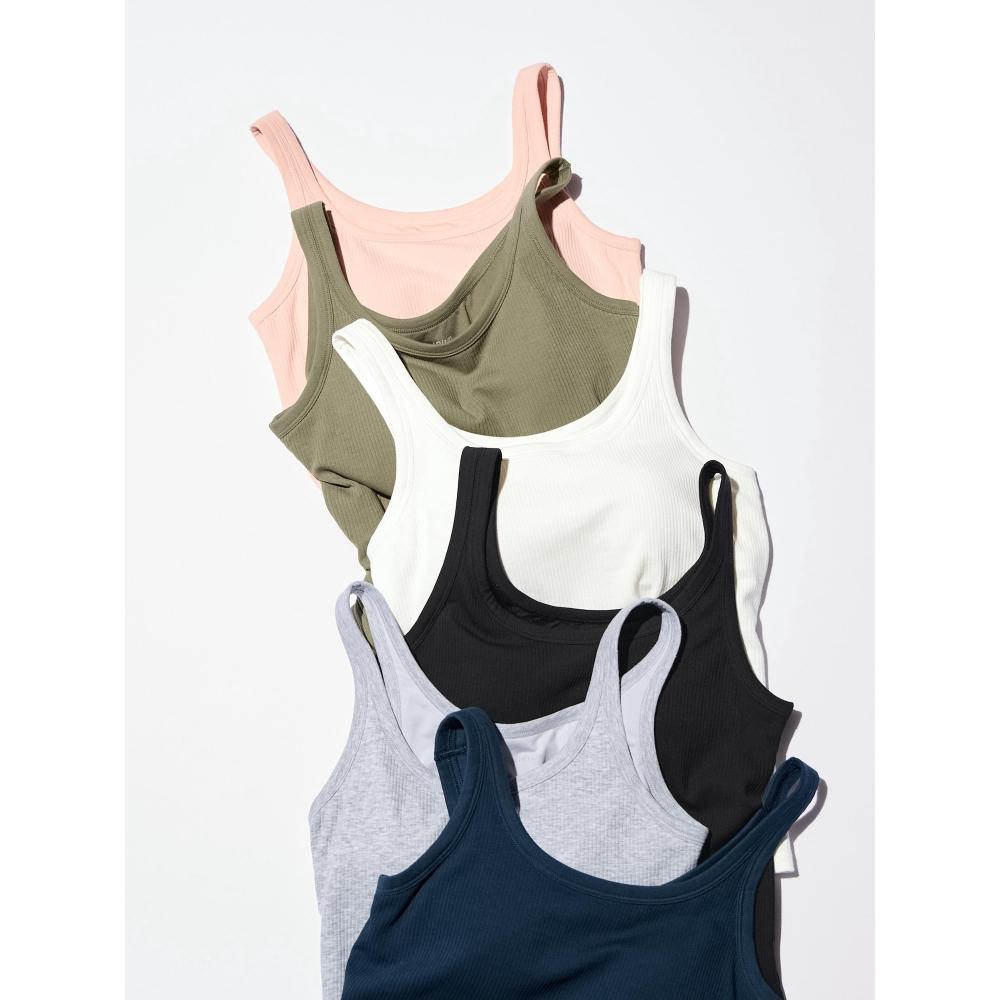 Uniqlo Airism Cotton Bra Tank Top