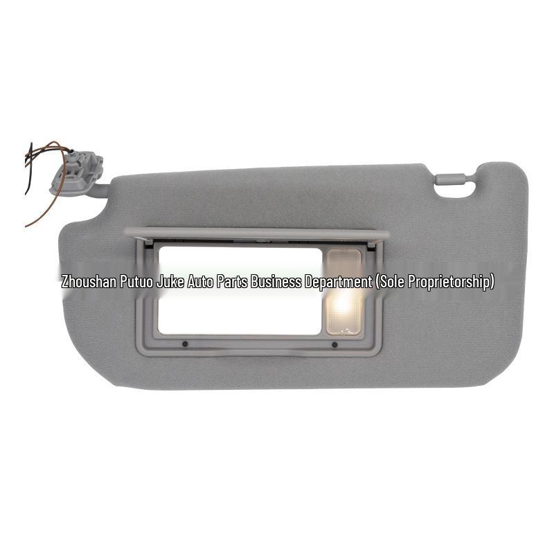 Compatible Gray Left Sun Visor with Light for 2005-2010 Kia Sportage (85202-1F690LX)