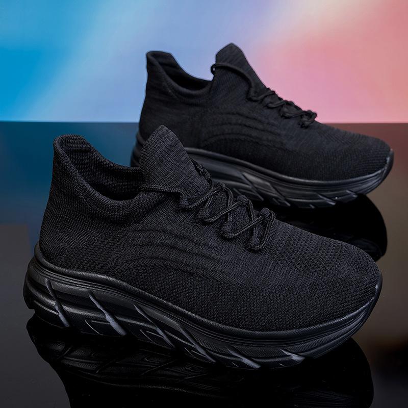 Outdoor-Wanderschuhe Sommer-Sportschuhe Fly-Woven-Mesh-Schuhe leichte weiche Sohle Reisesocken Schuhe Paar