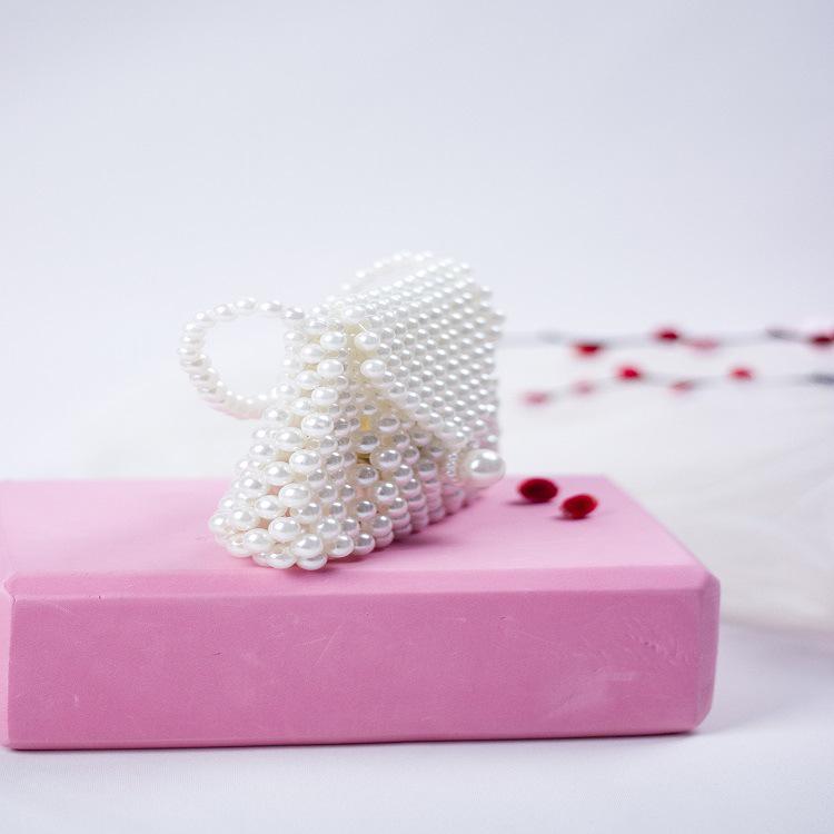 Spring/Summer 2022: Chinese Style Mini Pearl Dumpling Bag - Handmade Beaded Women's Handbag