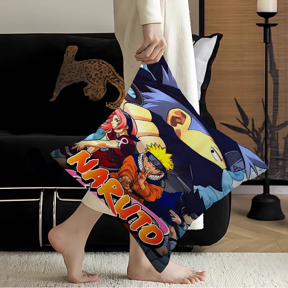 Japanese N-Naruto Anime Personalized Pillow Dust Cover Bedroom Kids Party Decoration Pillowcase Birthday Children Gift