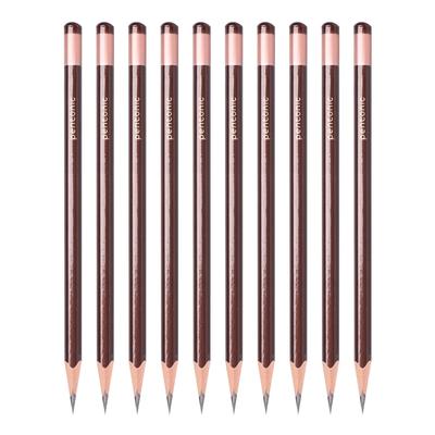 Pentonic Extra Dark Graphite Pencils Box Pack HB2 Lead | Triangular Shape | Pack of 1 X 10pcs  for School & Office