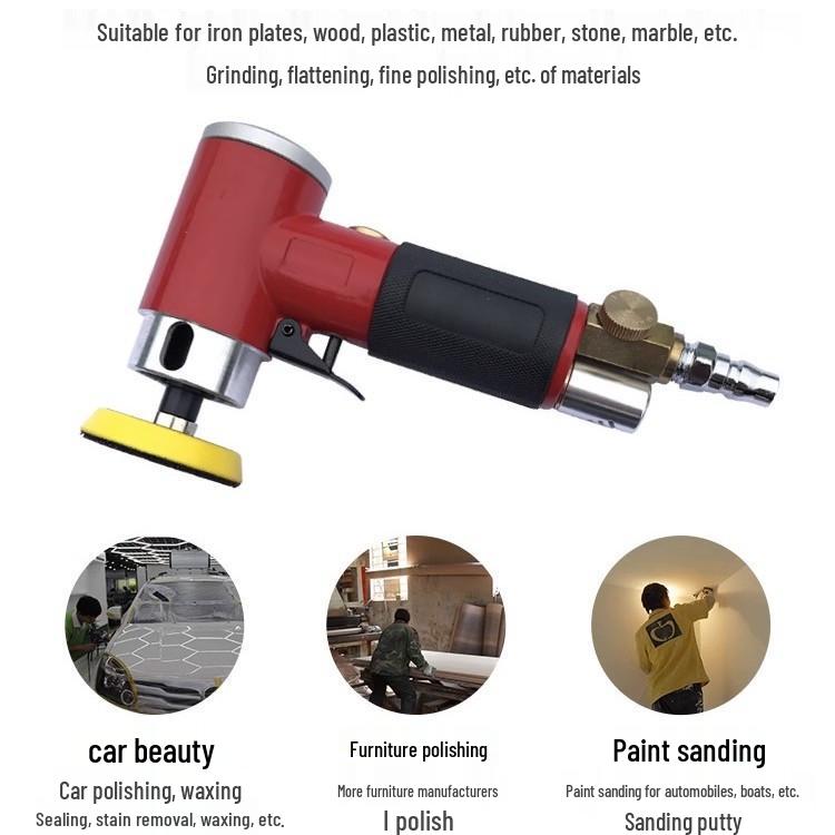 23-Inch Pneumatic Car Wheel Eccentric Sander & Polisher