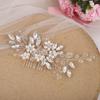 Bridal Wedding Hair Accessories Europe and America Cross Border Pearl Crystal Comb Factory Direct Sales Headdress