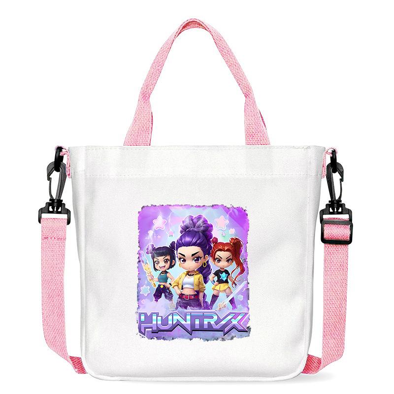 Anime Cartoon Print Office Worker Commuter Portable Messenger Bag Student Large Capacity Casual Handbag