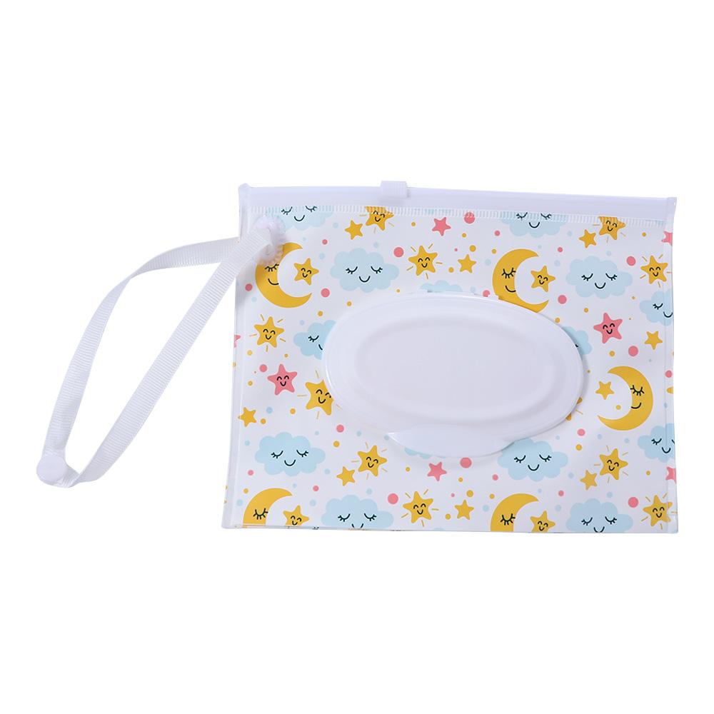 Lightweight Cute Reusable Eco-friendly Refillable Portable Wipes Case Wet Wipes Box Wipes Container Wet Wipes Bag