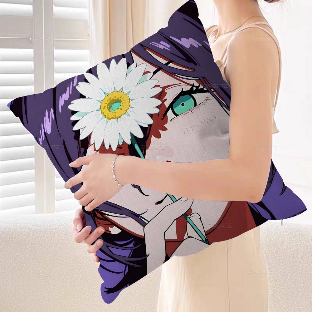 Popular Anime C-Chainsaw M-Man R-Reze A-Arc Pillow Anime Pillow Sofa Bed Head Pillow Cover Cushion Cover 45x45 Cm Fashion