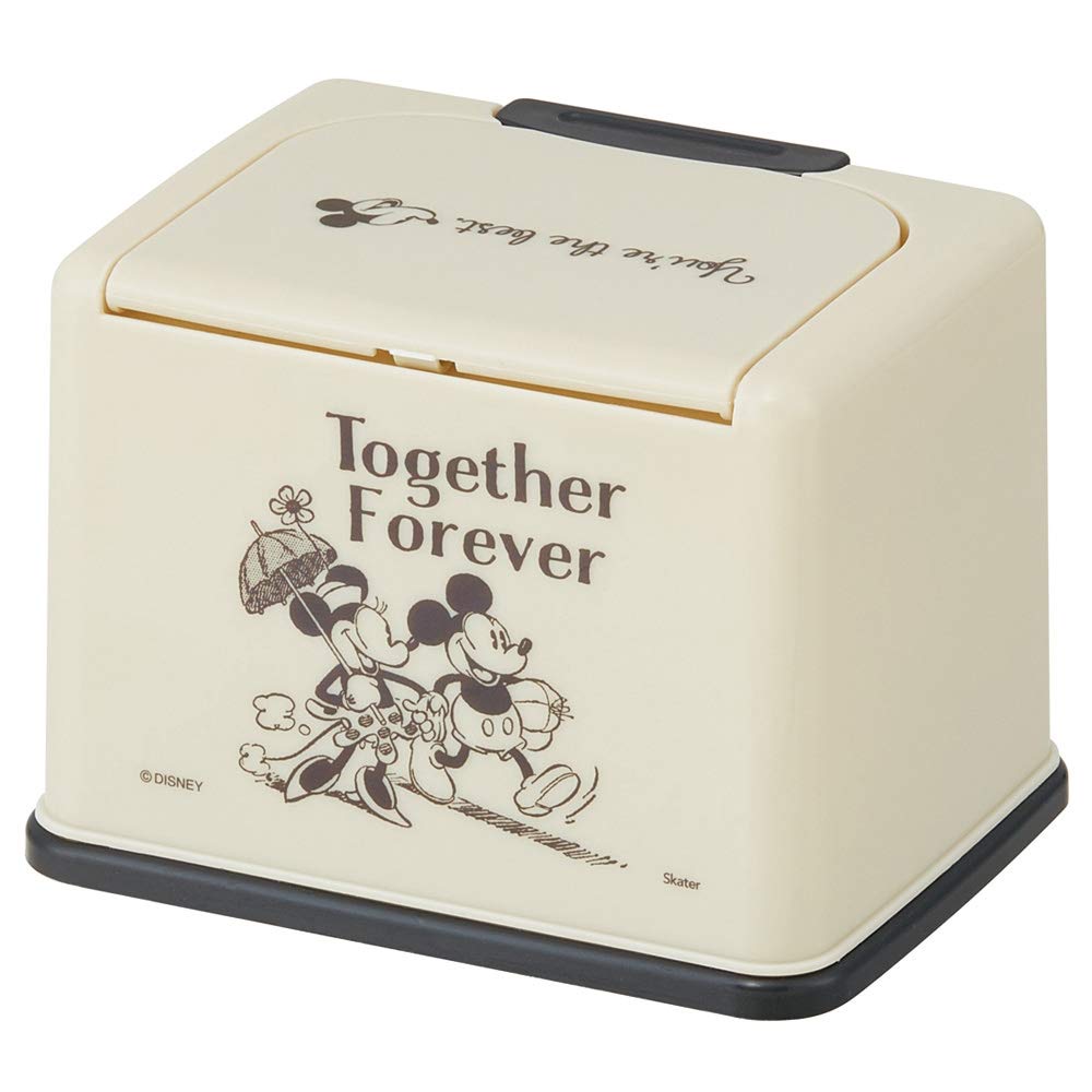 Skater Taschentuchaufbewahrung, Lift-Up-Stil, Mickey Mouse Disney Design, Fassungsvermögen für ca. 5 Taschentücher, PTSST1