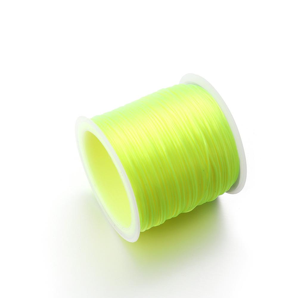 Colorful Handmade Beaded Bracelet with Elastic Cord and Crystal Beads