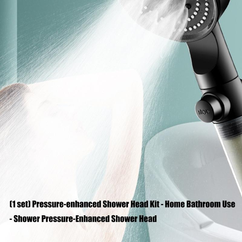 Pressures Boosting Shower Systems Regulable Sprays Models Includes Detachable Hose Nonslip Brackets 5 Filter