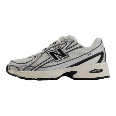 740 Sea Salt Black Silver Metallic Unisex Sneakers White U740BK2
