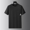 Dibenze Men's Plus Size Lightweight Cotton Round Neck T-Shirt