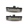 2Pcs For Toyota Camry Aurion Avensis Verso Echo Prius Mitsubishi Colt plus Grandis White LED Number License Plate Light License Plate Lights 2