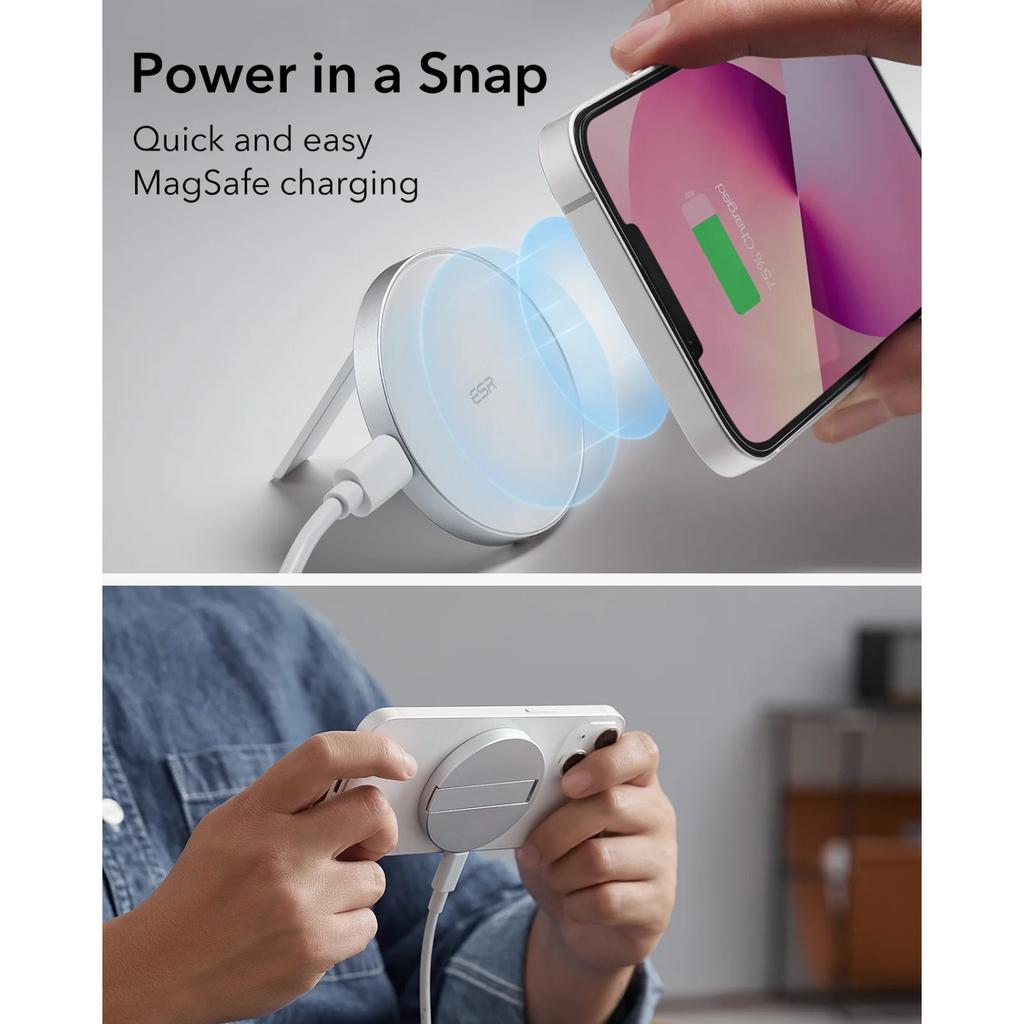 For Magsafe Charger Qi2 Wireless Charger Charging Pad for IPhone 16/15/14/13/12 Series AirPods 4/3/Pro 2 Phone Charging Part