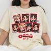 2026 Hot BTS 2.0 Arirang Cute Cartoon Graphic Unisex Tshirt New Kpop Boy Band Oversize Fashion Cotton Men's Women's Streetwear Shirt Short Sleeve Top