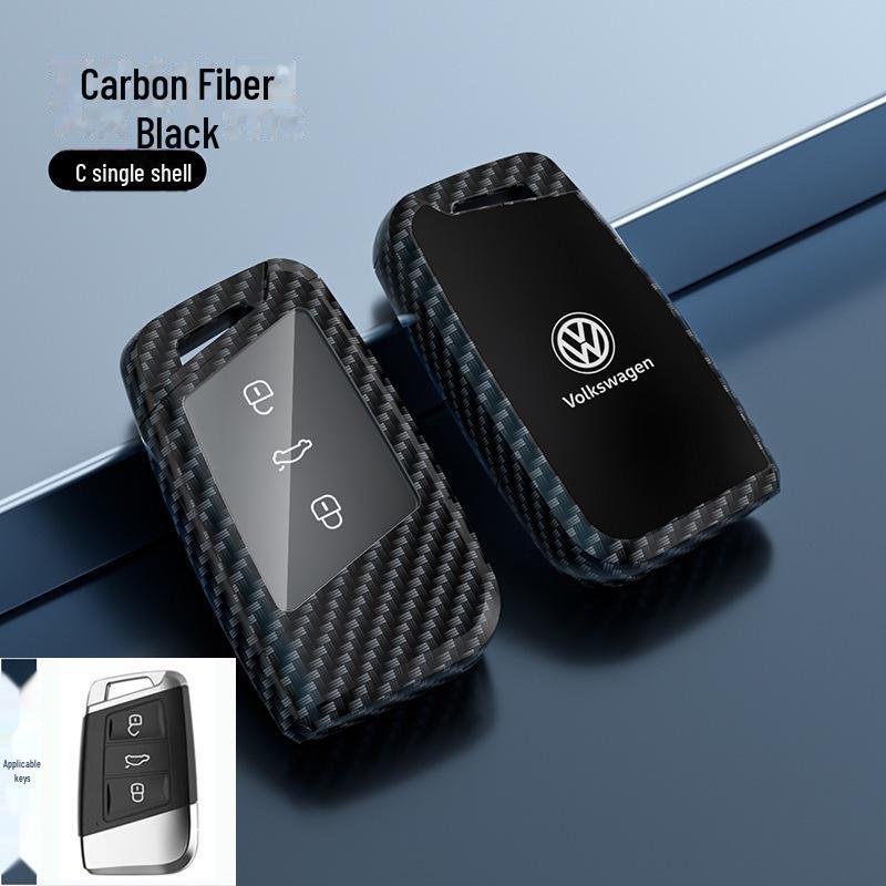 Kryt klíče Volkswagen Lavida pro 24 modelů - Sagitar, Tanyue, Tiguan, Bora a další - Skořepina s přezkou na tašku do auta - Chraňte své klíče stylově.