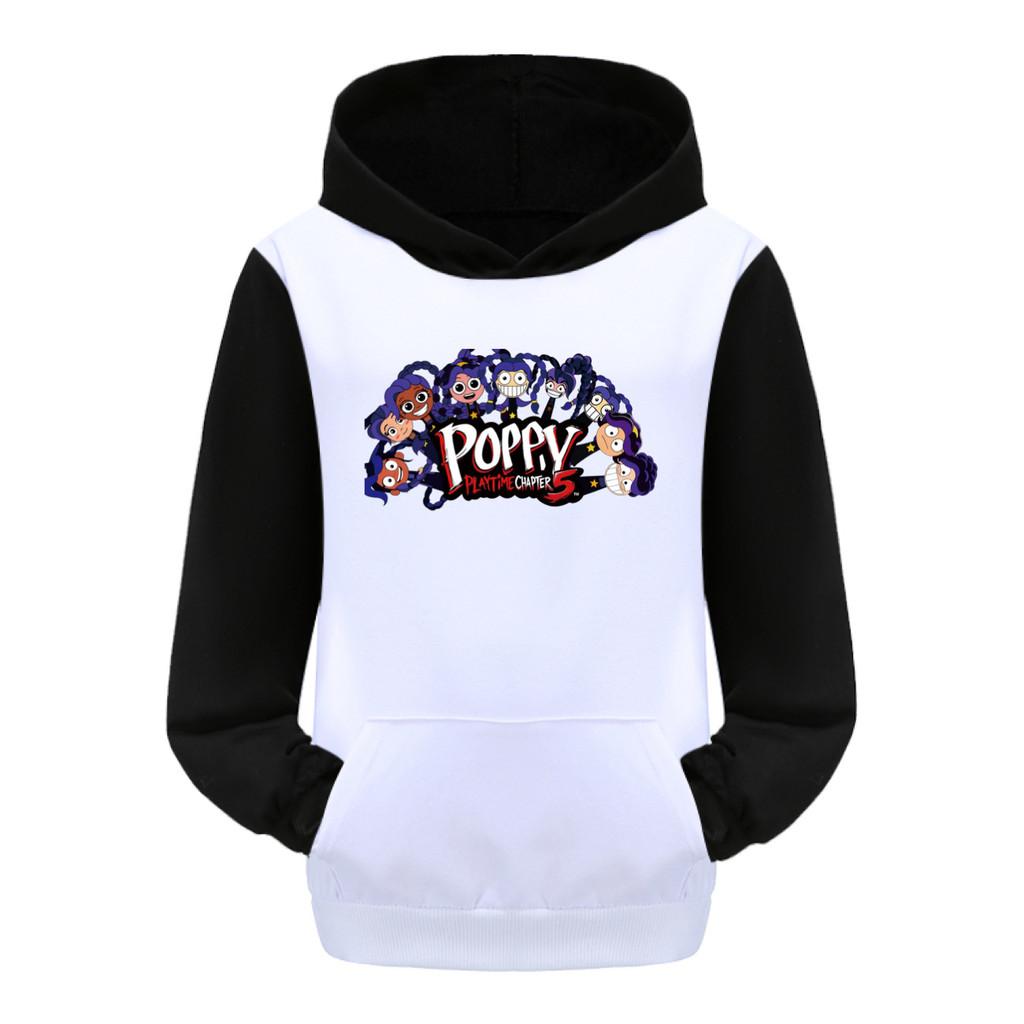 

5633 Kids Girls Lily Lovebraids Print Hooded Sweatshirt Pocket Long Sleeves Hoodies 170cm