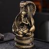 Skull Snake Incense Burner Holder Backflow Waterfall Cone Incense Holder Zen Skeleton Incense Burner for Home Bedroom Yoga Aromatherapy Relaxation