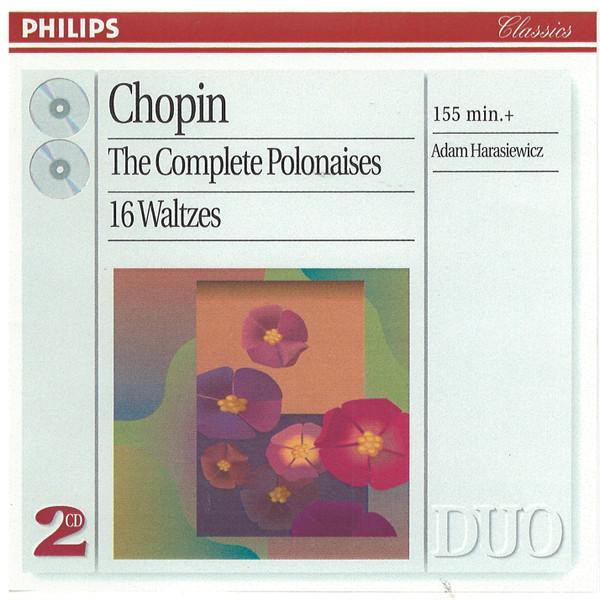 

CD FRDRIC CHOPIN ADAM HARASIEWICZ The Complete Polonaises 16 Waltze 4628742 Philips Classic 2004 Germany Classical Used