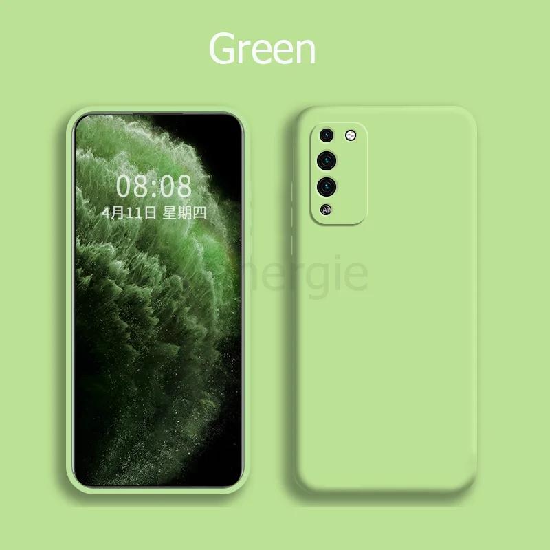 For Huawei Honor 10X Lite Case Liquid Silicone Soft Matte Camera Protection Cover For Honor 10X Honor10X Lite Phone Cases