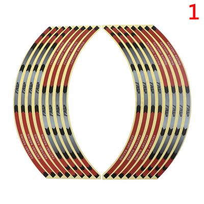 Adesivo per ruota moto Nastro adesivo riflettente per cerchioni in vinile Strisce da 17 "18".