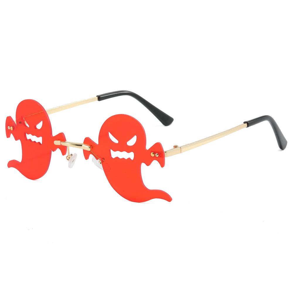 Cross-border Pumpkin Pentagram Sunglasses: Fun Party Glasses for Halloween & Christmas, Trendy Women's Accessory