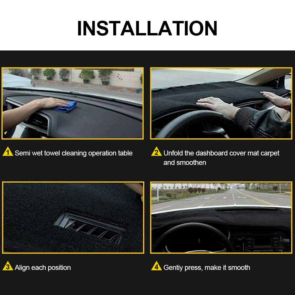 For Chevrolet Silverado 1500 2500 3500 GMC Sierra 1500 2019 2020 Car Dashboard Cover Dash Mat Dashmat Dash Board Cover Pad
