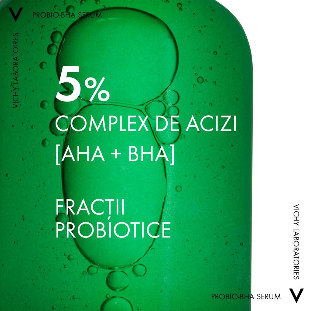Vichy Normaderm Probio-BHA Anti-Imperfection Serum 30ml for Oily & Acne-Prone Skin, Oil Control, Blemish Treatment, Pore Refining