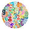 50 Digital Enlightenment Graffiti Stickers Computer Laptop Mobile Phone Water Cup Decoration Stickers Waterproof