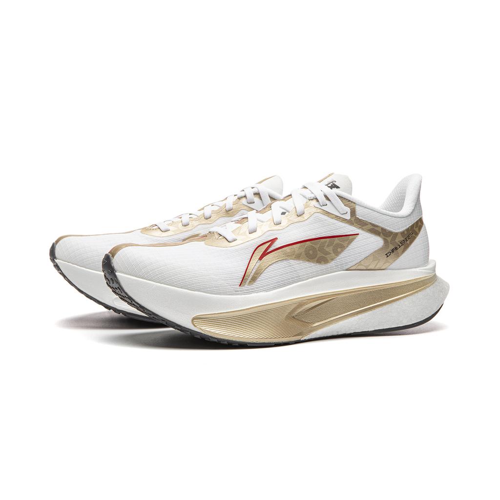 Li Ning Feidian 6 Challenger Cushioning Abrasion Resistant Low Top Casual Running Shoes Men's Standard White ARMW003-14