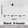 Modern Led Living Room Chandeliers Dining Table Ceiling Chandelier Kitchen Hanging Light Fixture Dimmable Indoor Lighting Lamp
