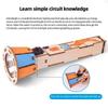 Hands-On Assembly DIY Flashlight Physics Science Hand-Assembled Flashlight  Kids Science