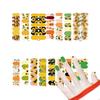 Sunflower Waterproof Nail Art Stickers - Full Cover Floral Series (YMY2414-2428)