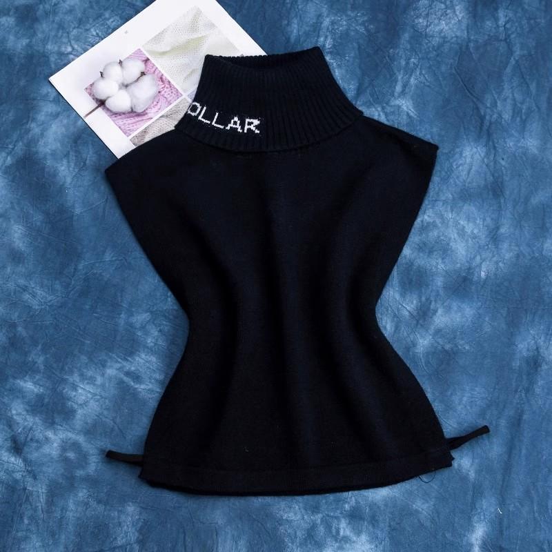 Winter Turtleneck False Collar Stand Woman Black Fake Collar Women Removable Sweater Shirt Ladies Detachable Collar Kraagje