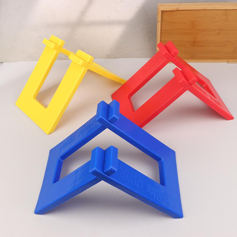 1 pezzo Per Bici per Bambini da 10 12 Pollici Staffa in Plastica Cavalletto di Parcheggio Staffa Portabici Portapacchi Accessori per Ciclismo