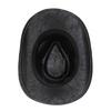 Faux Leather Cowgirl Hat Studded Bullhead Jazz Hat Trendy Sombrero Hat  For Men Women