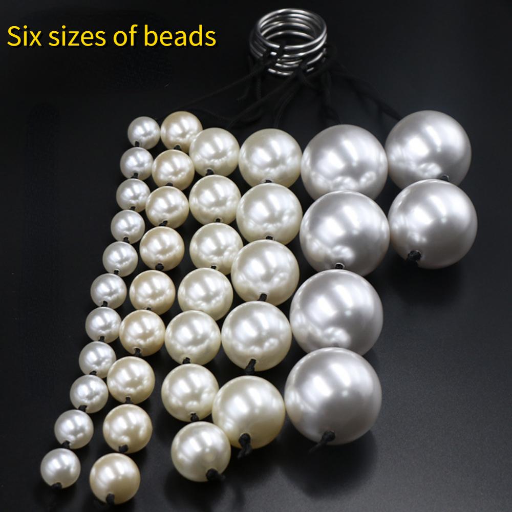 Pearl Anal Beads Plug 18 Big Butt Sexy Tail Toy Balls Sexules Ingredients Anal Extender Masturbators Sex Toys for Couples Women