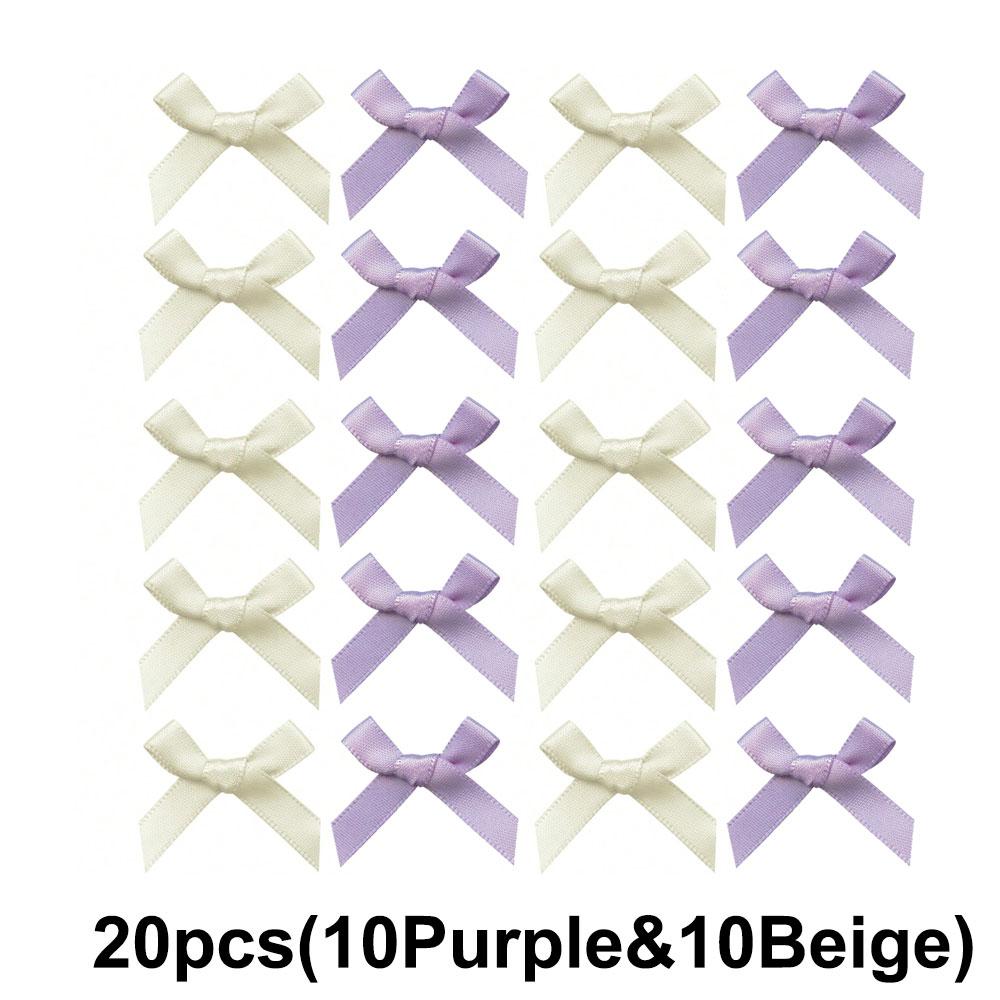 8/20pcs Ballet Style White Butterfly Hair Clips Women Mini Ribbon Bow Accessories Sweet Lovely Hairpin Girls Fringe Side Clips