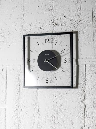 Interform Wall Clock CL-4424BN Laturi Brown Sweep Movement