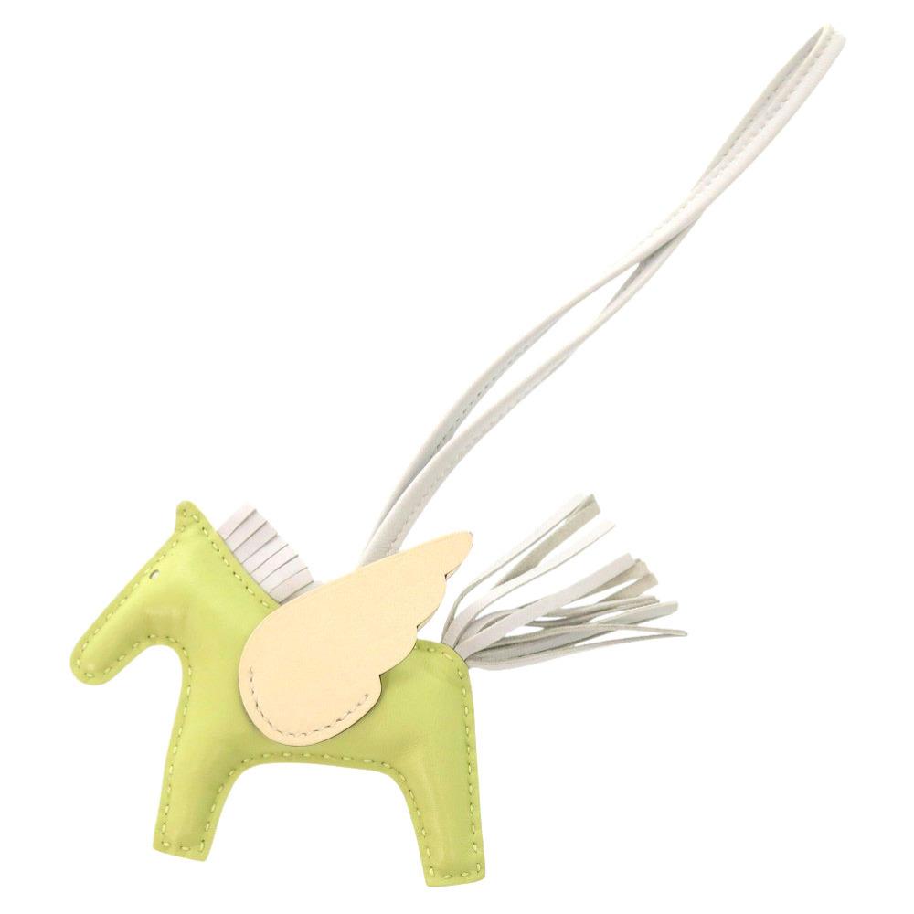 Used AUTHENTIC HERMES Rodeo Pegasus PM Charm Jaune Bull John/Blue Brum Anyo Miro