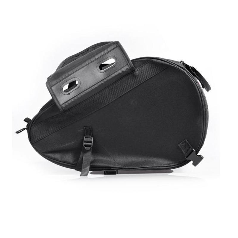 Motorcycle Saddlebags: Tail Bag with Helmet Storage & Waterproof Cover