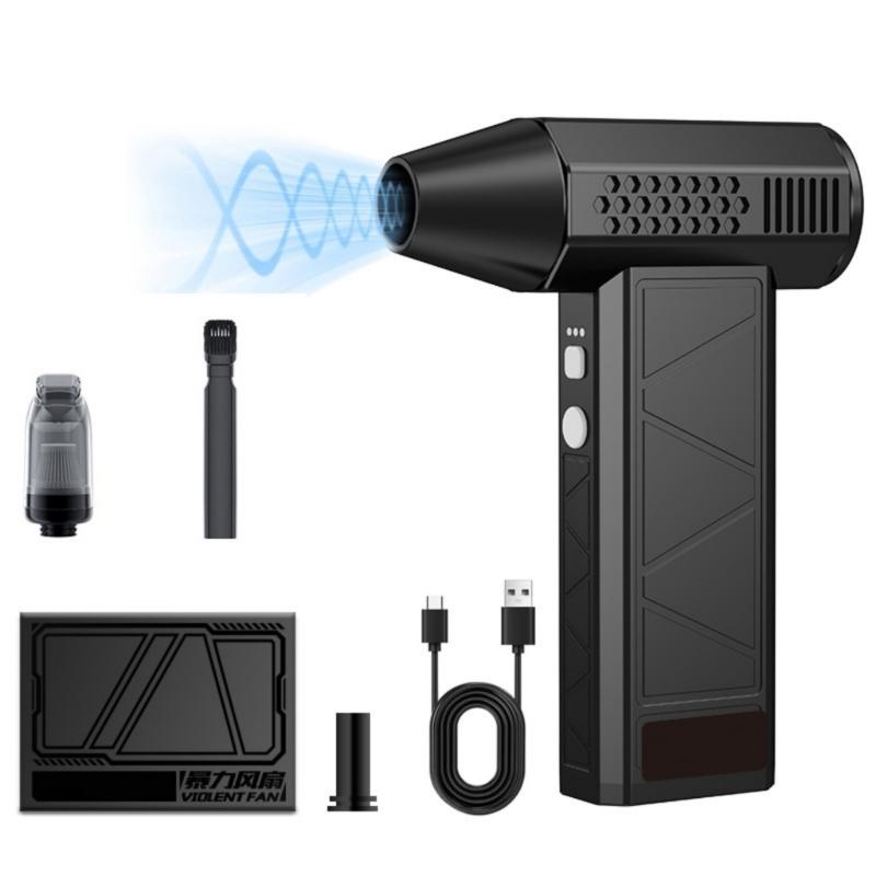 Electric Air Duster With 130K RPM Brushless Motor 3 Adjustable Speeds For Computer Car Interior Cleaning And Vacuum Packaging
