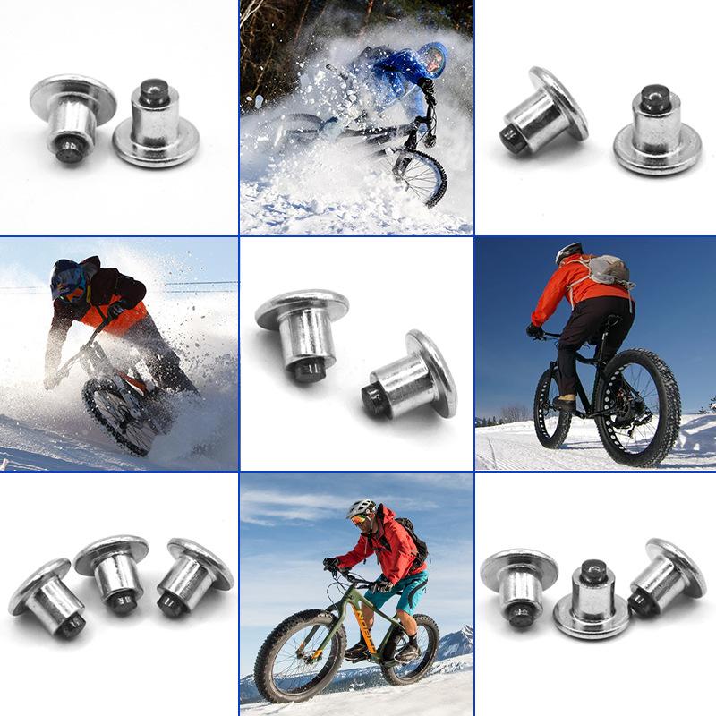 50 /100 PCS Motorcycle Tire Ski Spikes Tire Studs Steel Studs for Motorcycle Car Bicycle Tires Wear-resistant AccessoriesGood product